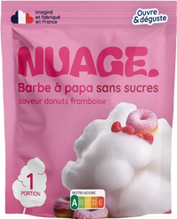 Barbe à papa Donuts à la framboise