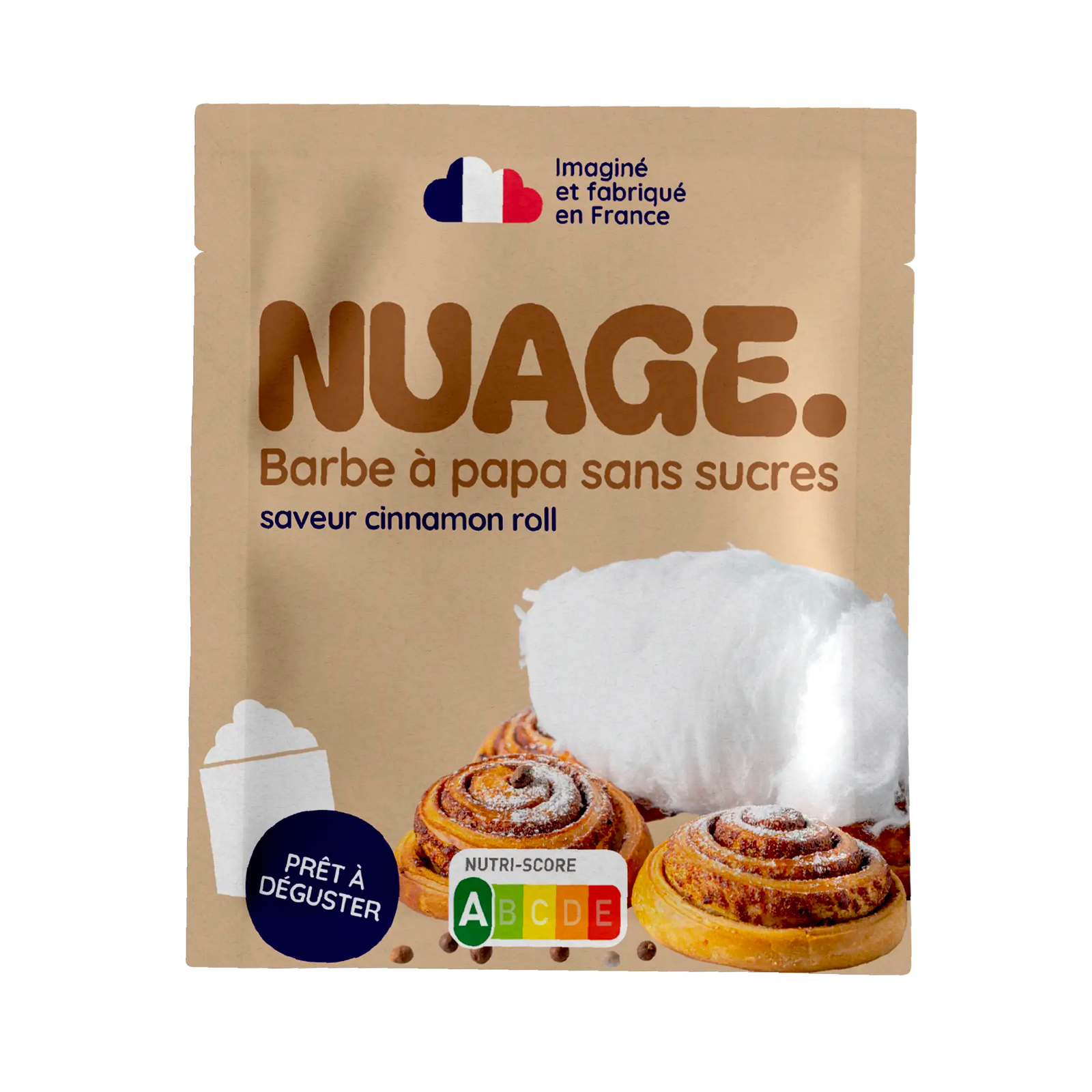 Barbe à papa Cinnamon roll