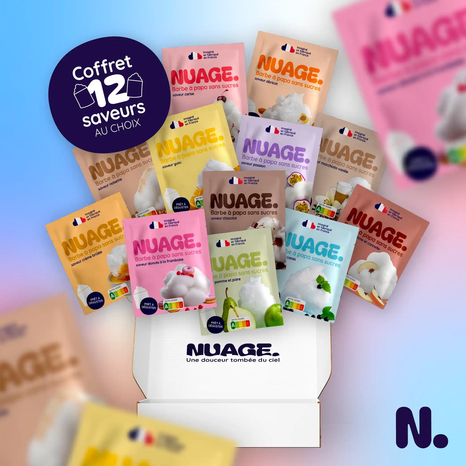 Coffret personnalisé - Nuage.