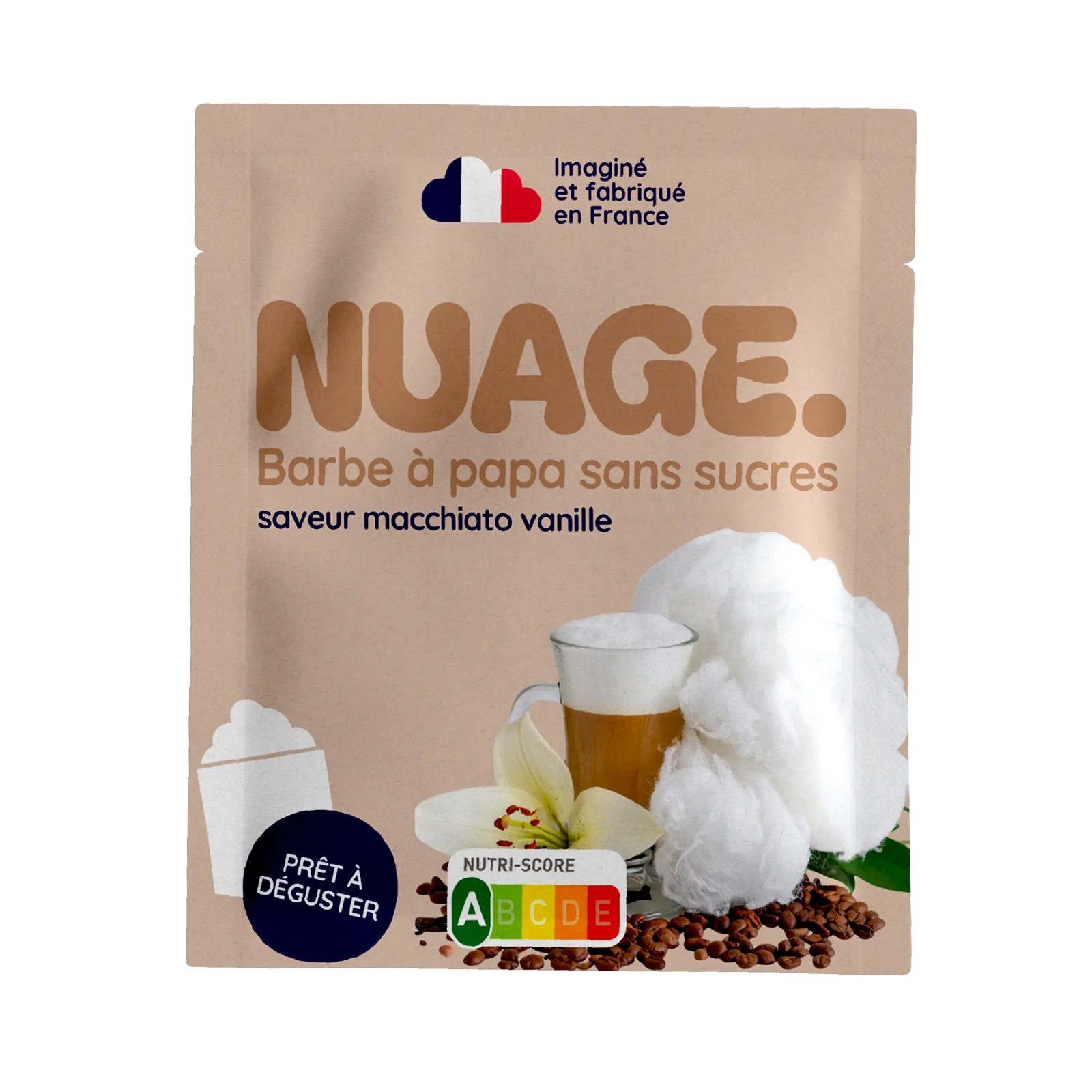 Barbe à papa Macchiato vanille ☕