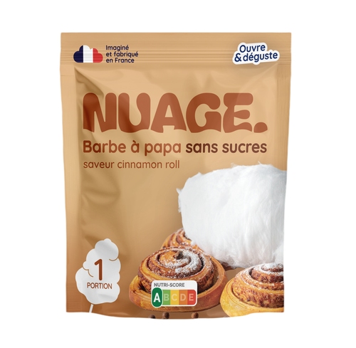 Barbe à papa Cinnamon roll
