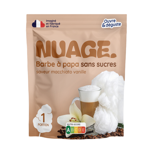 Barbe à papa Macchiato vanille
