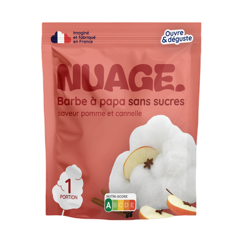Barbe à papa Pomme et cannelle