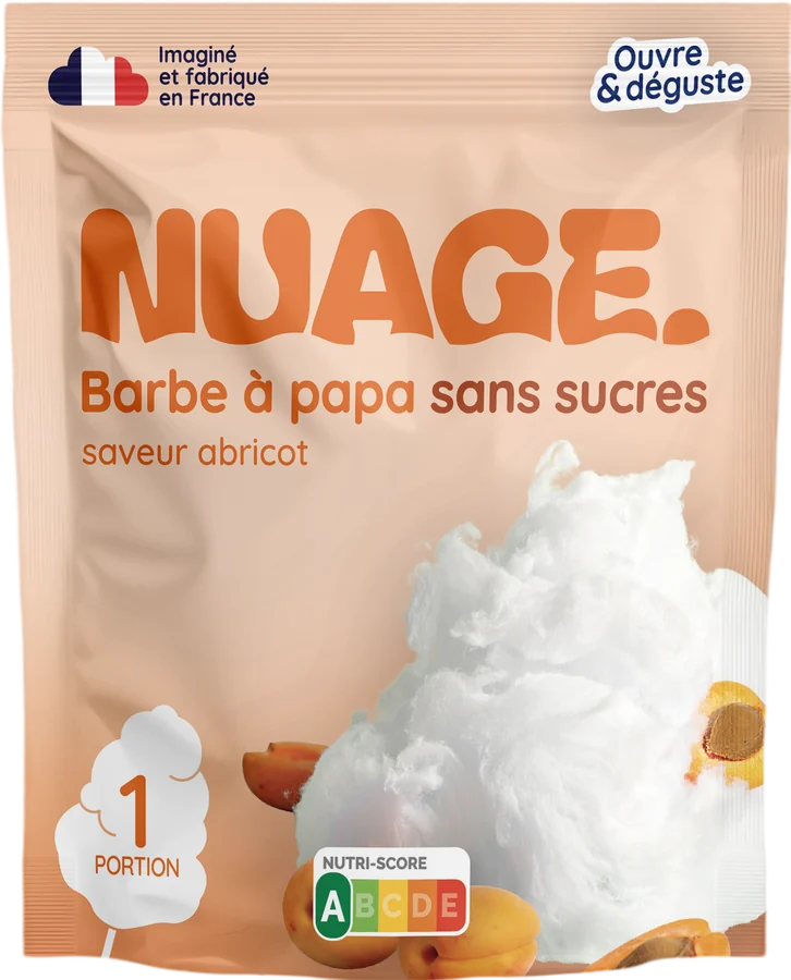 Barbe à papa Abricot