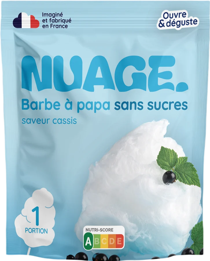 Barbe à papa Cassis