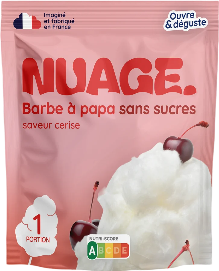 Barbe à papa Cerise