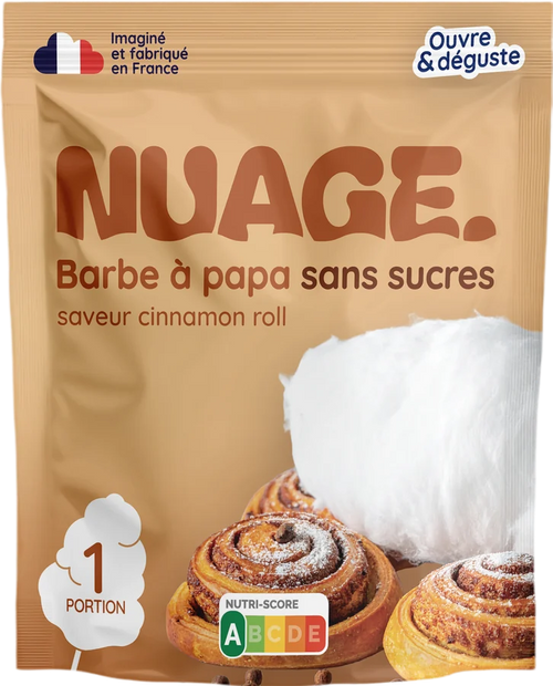Barbe à papa Cinnamon roll