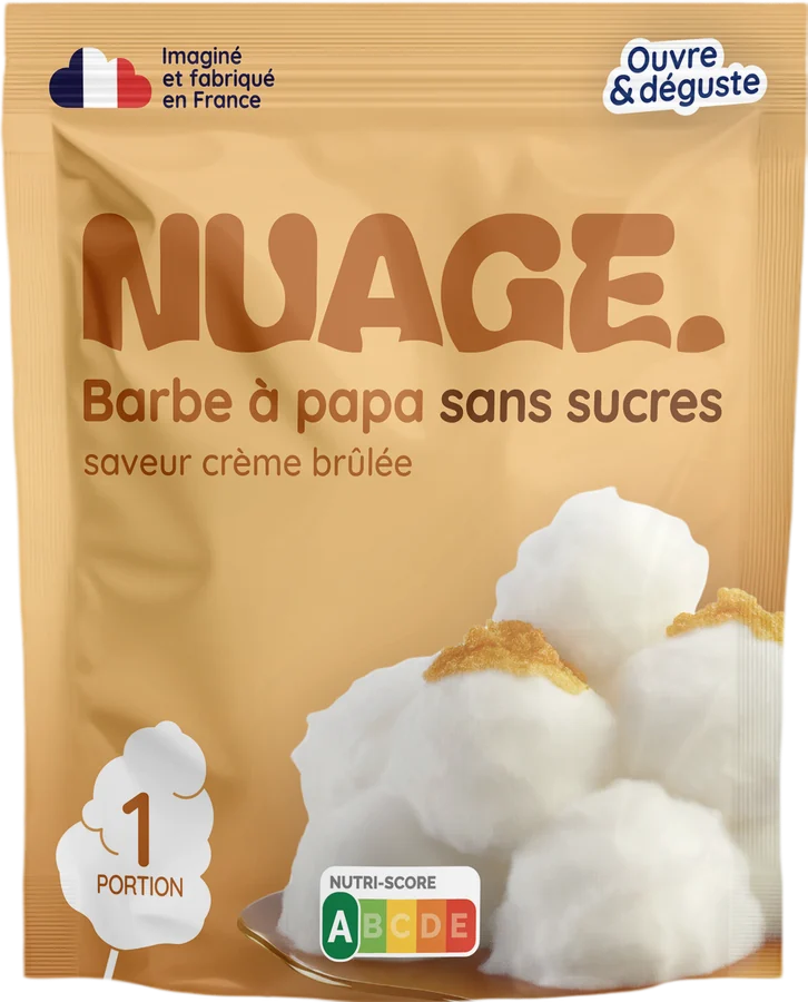 Barbe à papa Crème brûlée