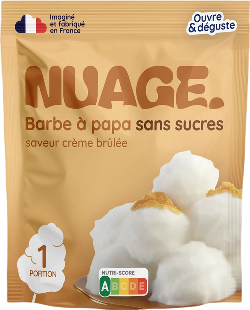 Barbe à papa Crème brûlée