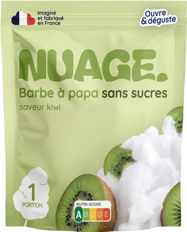 Barbe à papa Kiwi