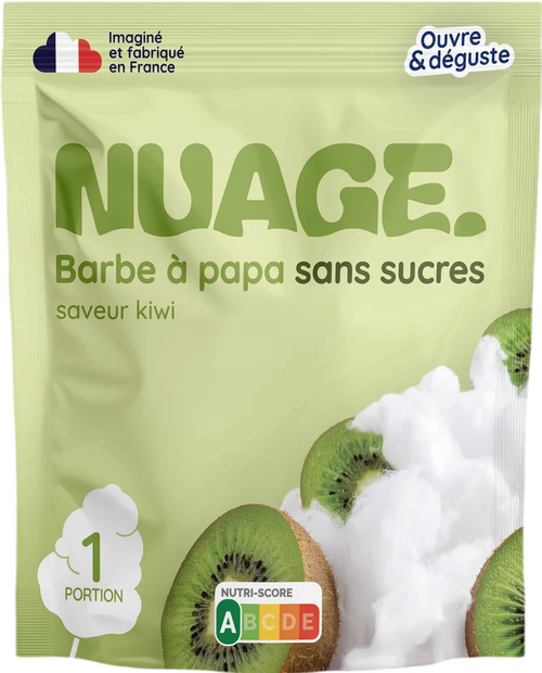Barbe à papa Kiwi
