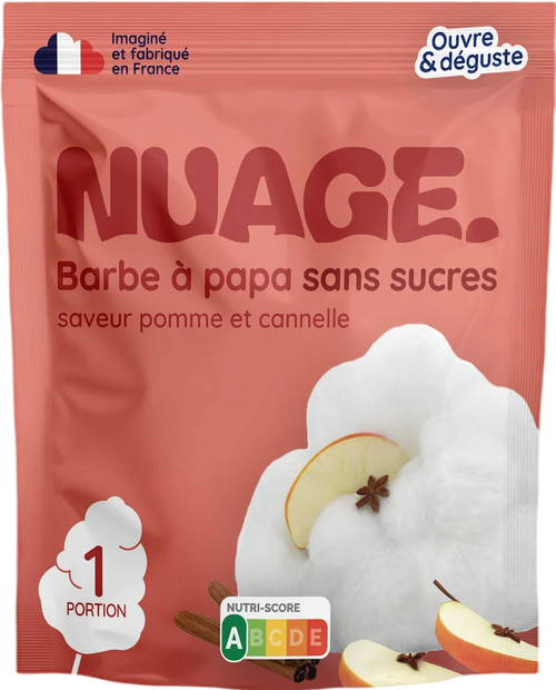 Barbe à papa Pomme et cannelle