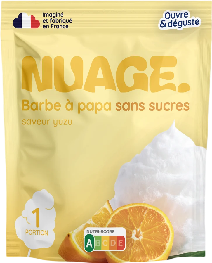 Barbe à papa Yuzu